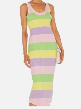 Olivia Rubin Ariel Striped Knit Dress